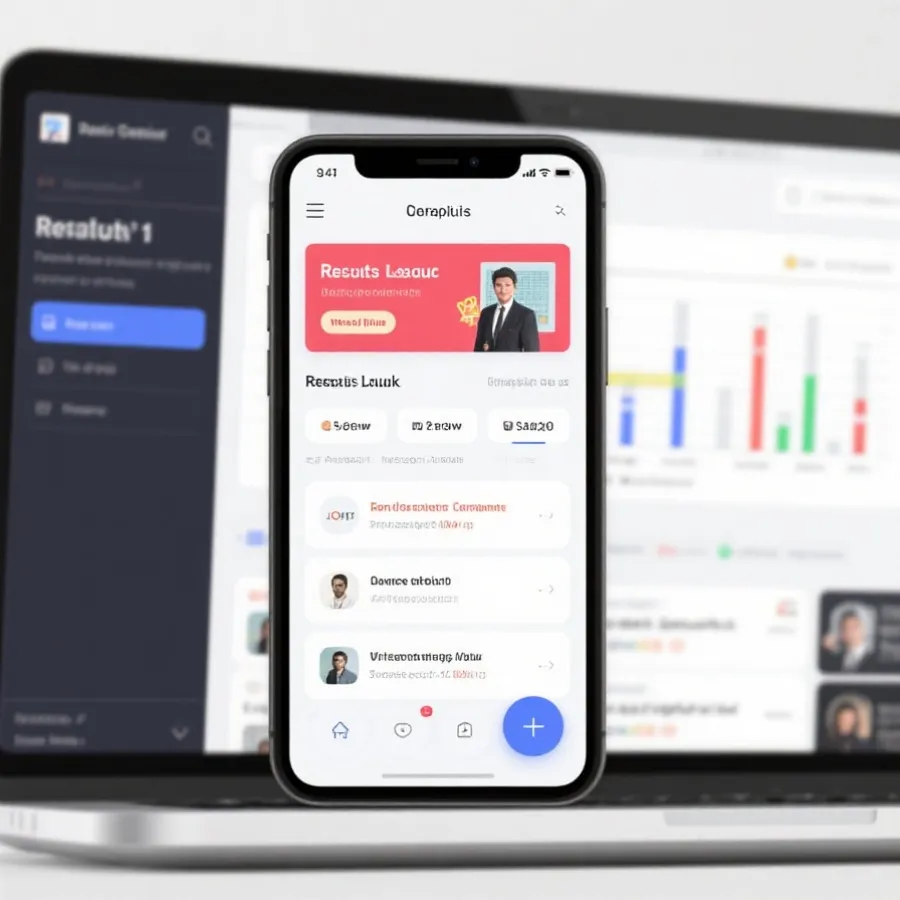 开奖信息平台多终端访问示意图